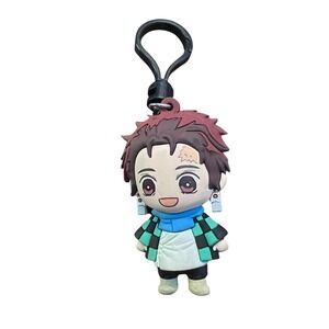 Monogram Demon Slayer Tanjiro Kamado Green Very Good 3D Foam Bag Clip Keychain